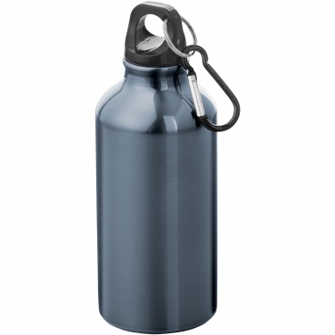 : Oregon 400 ml Aluminium Trinkflasche mit Karabinerhaken