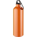 Oregon 770 ml Aluminium Trinkflasche mit Karabinerhaken, Orange