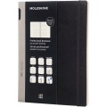 Moleskine Pro Softcover Notizbuch XL – liniert, Durchgehend schwarz