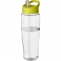 H2O Active® Tempo 700 ml Sportflasche mit Ausgussdeckel, Transparent / Limettengrün