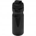 H2O Active® Base 650 ml Sportflasche mit Klappdeckel, Durchgehend schwarz