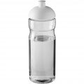 H2O Active® Base 650 ml Sportflasche mit Stülpdeckel, Transparent / Weiß