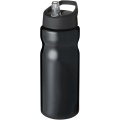 H2O Active® Base 650 ml Sportflasche mit Ausgussdeckel, Durchgehend schwarz