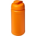 Baseline® Plus 500 ml Sportflasche mit Klappdeckel, Orange