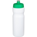 Baseline® Plus 650 ml Sportflasche, Weiß / Grün