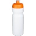 Baseline® Plus 650 ml Sportflasche, Weiß / Orange