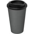 Americano® recycelter isolierter 350 ml Becher, Grau / Tiefschwarz