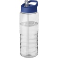 H2O Active® Treble 750 ml Sportflasche mit Ausgussdeckel, Transparent / Blau