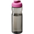 H2O Active® Eco Base 650 ml Sportflasche mit Klappdeckel, Anthrazit / Magenta