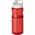 H2O Active® Eco Base 650 ml Sportflasche mit Ausgussdeckel, Rot / Weiß