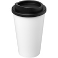 Americano® Eco 350 ml recycelter Becher, Weiß / Tiefschwarz