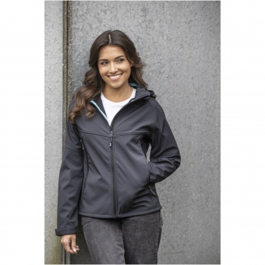 Logotrade Logogeschenke das Foto: Coltan Softshelljacke aus recyceltem Material für Damen