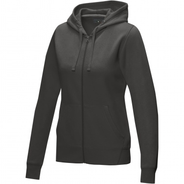 Logotrade Geschäftsgeschenke das Foto: Ruby Hoodie mit durchgehendem Reißverschluss aus Bio-Material für Damen