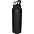 Fitz 800 ml Sportflasche, Durchgehend schwarz