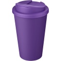 Americano® Eco 350 ml recycelter Becher mit auslaufsicherem Deckel, Lila