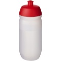 HydroFlex™ Clear 500 ml Squeezy Sportflasche, Rot / Mattklar