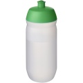 HydroFlex™ Clear 500 ml Squeezy Sportflasche, Grün / Mattklar