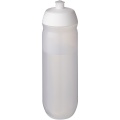 HydroFlex™ Clear 750 ml Squeezy Sportflasche, Weiß / Klar gefrostet