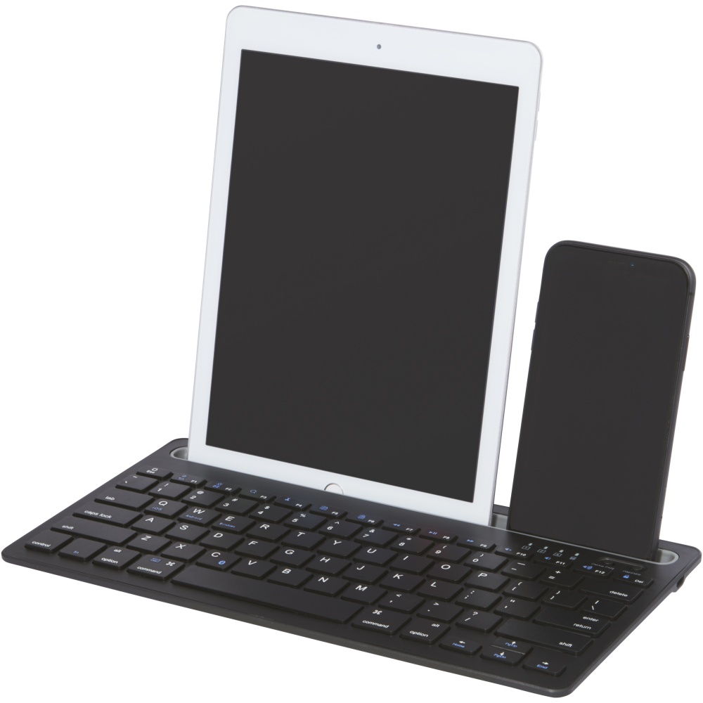 : Hybride Multi-Device-Tastatur mit Ständer