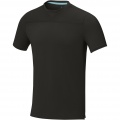 Borax Cool Fit T-Shirt aus recyceltem  GRS Material für Herren, Durchgehend schwarz