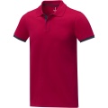 Morgan Polo für Herren, zweifarbig, Rot