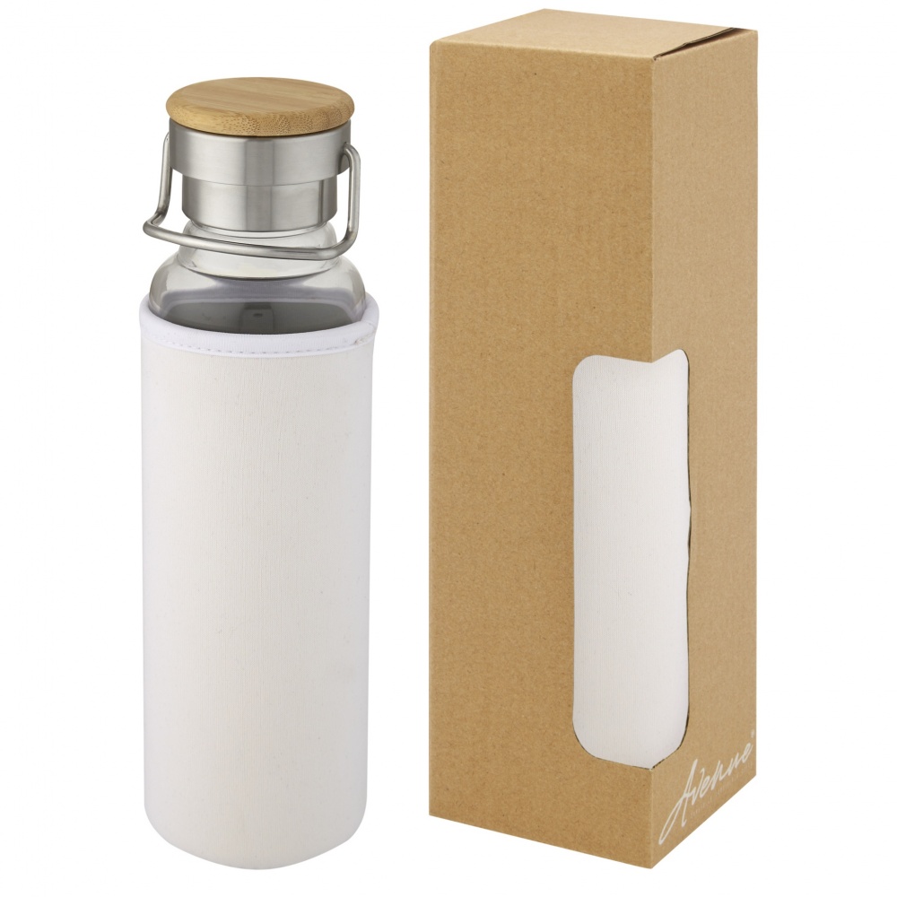 Logotrade Geschäftsgeschenke das Foto: Thor 660 ml Glasflasche mit Neoprenhülle