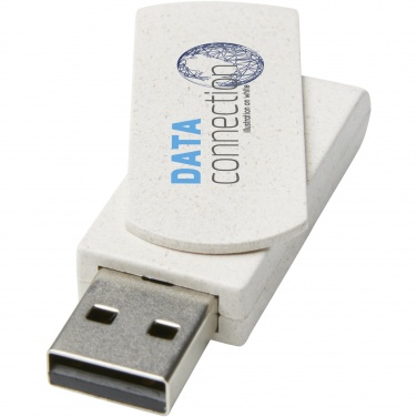 Logotrade werbemittel das Foto: Rotate 4 GB Weizenstroh USB-Stick