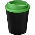 Americano® Espresso Eco 250 ml recycelter Isolierbecher , Durchgehend schwarz / grün