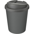 Americano® Espresso Eco 250 ml recycelter Isolierbecher mit auslaufsicherem Deckel , Grau