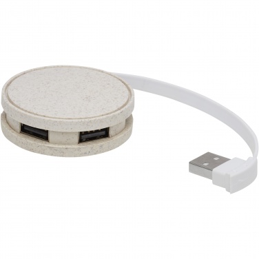 : Kenzu Weizenstroh-USB-Hub