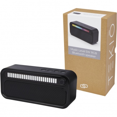 Logotrade Firmengeschenke das Foto: Music Level 5W RGB-Stimmungslicht Bluetooth® Lautsprecher