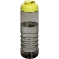 H2O Active® Eco Treble 750 ml Sportflasche mit Stülpdeckel, Anthrazit / Limette