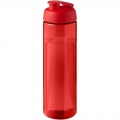 H2O Active® Eco Vibe 850 ml Sportflasche mit Klappdeckel, Rot / Rot