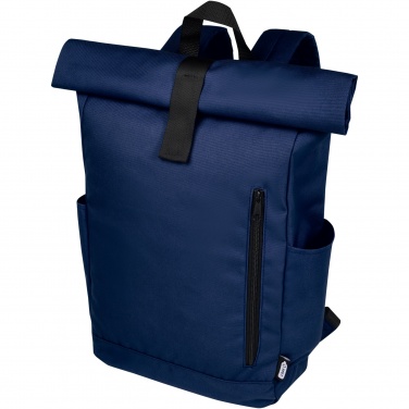 Logotrade Logogeschenke das Foto: Byron 15,6" GRS RPET Roll-Top Rucksack 18 L