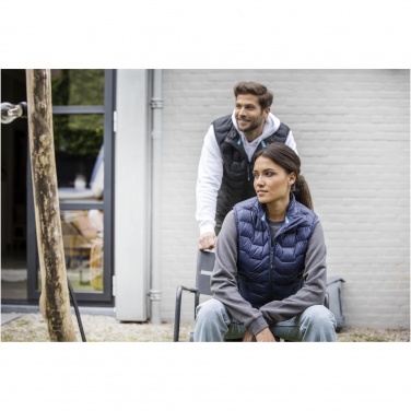 Logotrade Werbeartikel das Foto: Epidote GRS isolierter Daunen-Bodywarmer aus recyceltem Material für Herren