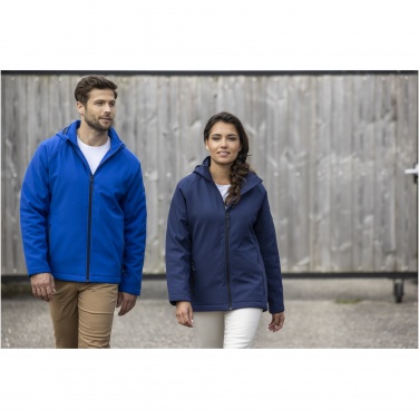 Logotrade Werbegeschenke das Foto: Notus wattierte Softshell Herrenjacke