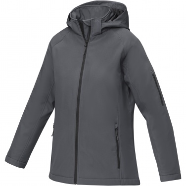 Logotrade Firmengeschenke das Foto: Notus wattierte Softshell Damenjacke