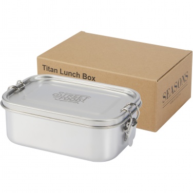 Logotrade Werbeartikel das Foto: Titan Lunchbox aus recyceltem Edelstahl