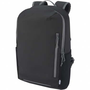 Logotrade werbemittel das Foto: Aqua wasserabweisender 15" Laptop-Rucksack aus GRS Recyclingmaterial 21 L