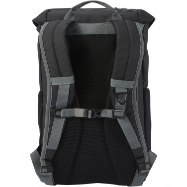 Logotrade Werbeartikel das Foto: Aqua 15,6" GRS recycelter wasserabweisender Laptop-Rucksack 23 L