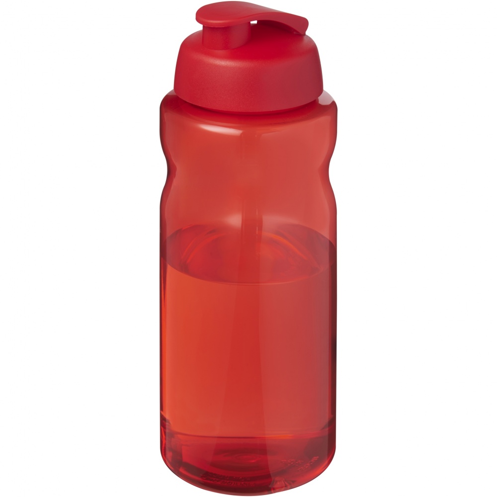 Logotrade Werbegeschenke das Foto: H2O Active® Eco Big Base 1L Sportflasche mit Klappdeckel 