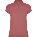 Star Poloshirt für Damen, Chrysantheme Rot