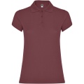 Star Poloshirt für Damen, Beerenrot