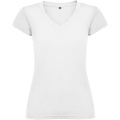 Victoria T-Shirt mit V-Ausschnitt für Damen, Weiß