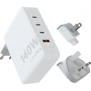 Logotrade Werbeartikel das Foto: Xtorm XVC2140 GaN Ultra 140 W Reiseladegerät mit 240 W USB-C PD-Kabel