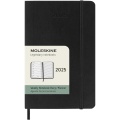 Moleskine Softcover 12 Monate Wochenkalender, Pocket-Format, Durchgehend schwarz