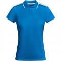 Tamil Sport Poloshirt für Damen, Königsblau / Weiß