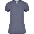 Fox T-Shirt für Damen, Meliertes Denimblau