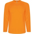 Montecarlo Langarm Sport-Shirt für Männer, Fluoreszierendes Orange