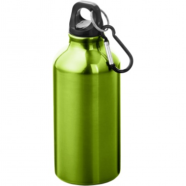 : Oregon 400 ml Aluminium Trinkflasche mit Karabinerhaken